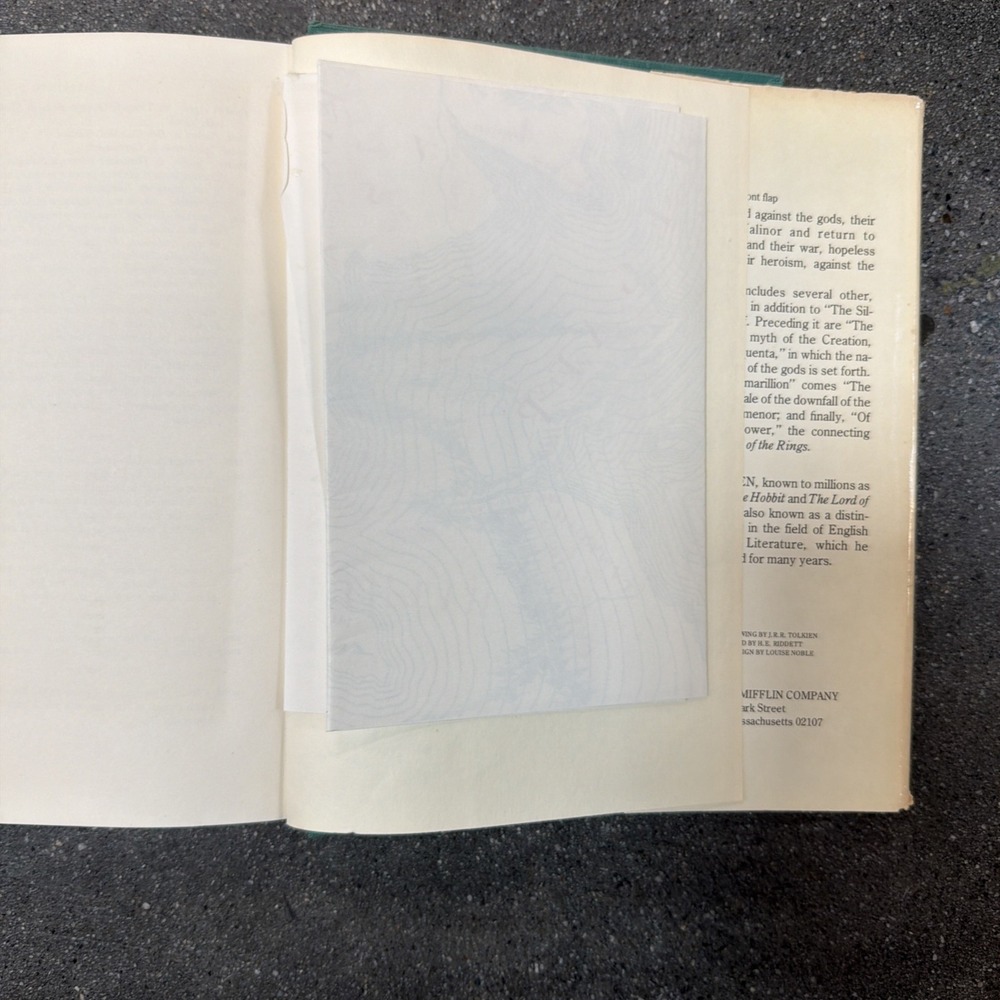The Silmarillion by J.R.R. Tolkien 1977 First Edition Hardcover W/ Map - Picture 12 of 12